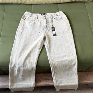 Fashion Nova Distressed Gray Pants